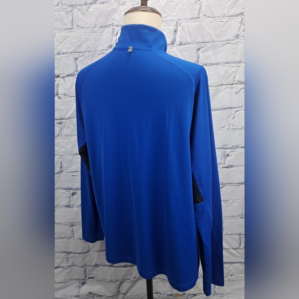 RLX Ralph Lauren Men's Half Zip Performance Jacket Pullover Blue Golf XXL 2XL - Picture 9 of 16